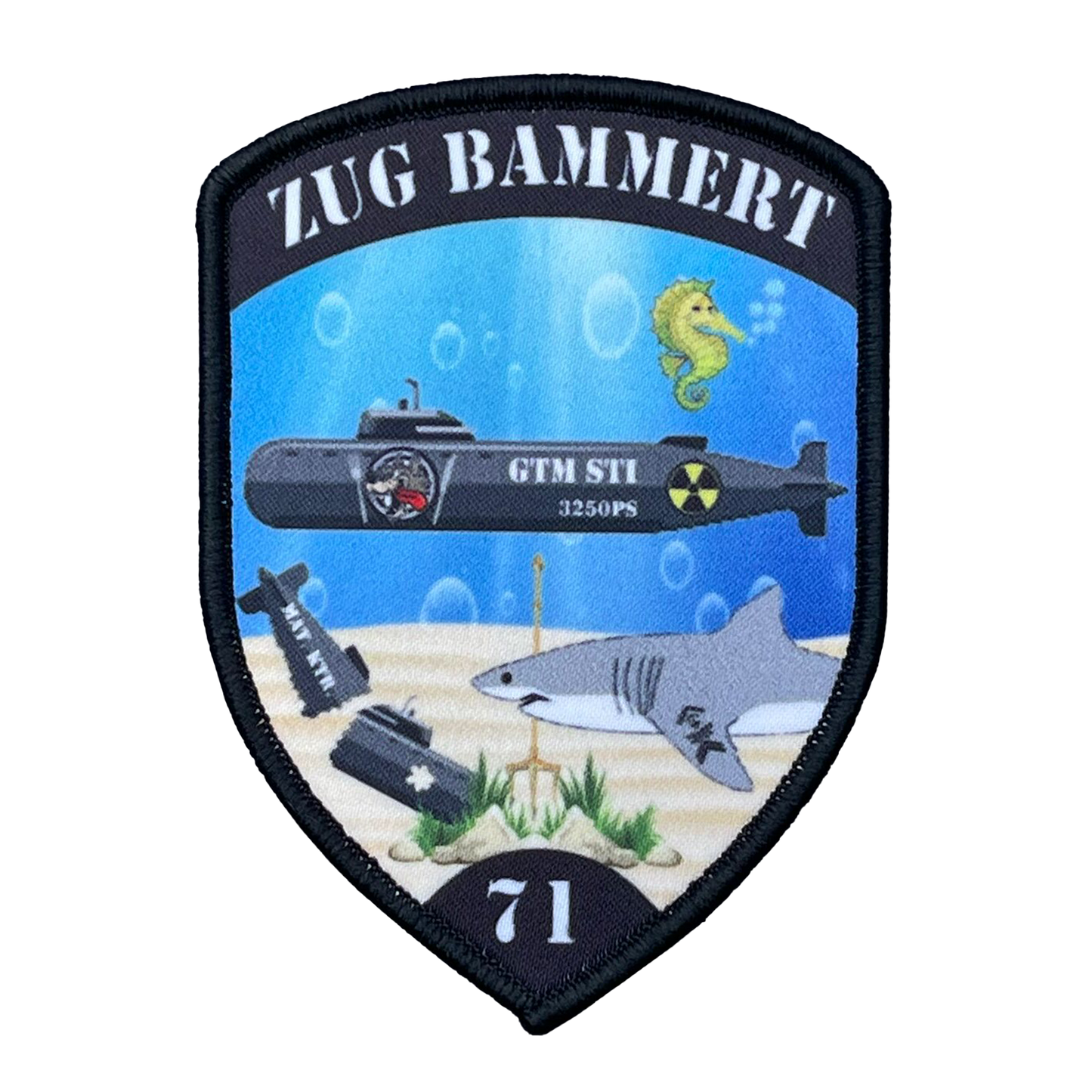 Patch gedruckt