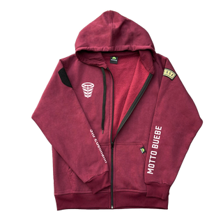 Zugpullover Zip-Hoodie